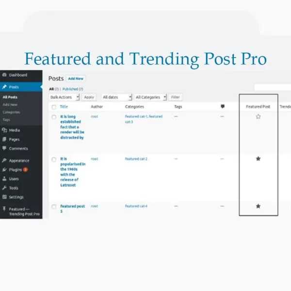 Post Rion Trending Featured and Trending Post Pro | Plugins GT