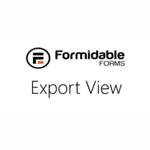 Formidable Export View to CSV