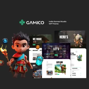 Gamico Game Studio Theme