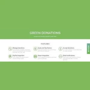 Green Donations Accept and Manage Donations