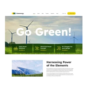 Greenergy Ecology and Environment Theme