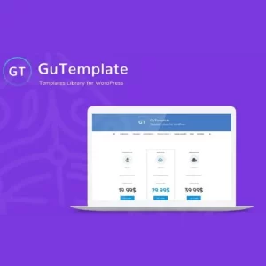 GuTemplate Pro Templates Library for WordPress