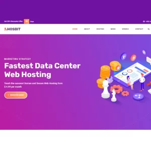 Hosbit WHMCS and Hosting Theme