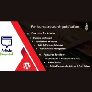Journal Payment WordPress Addon Plugin