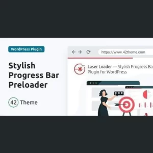 Laser Loader Stylish Progress Bar Preloader