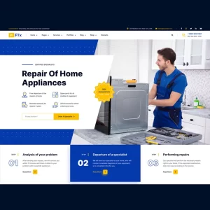 MrFix Appliances Repair Services Theme