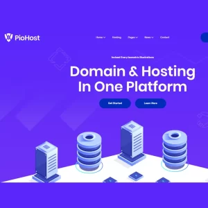 Piohost Domain and Web Hosting Theme