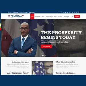 PoliticalWP Political Campaign Theme