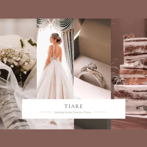 Tiare Wedding Vendor Directory Theme