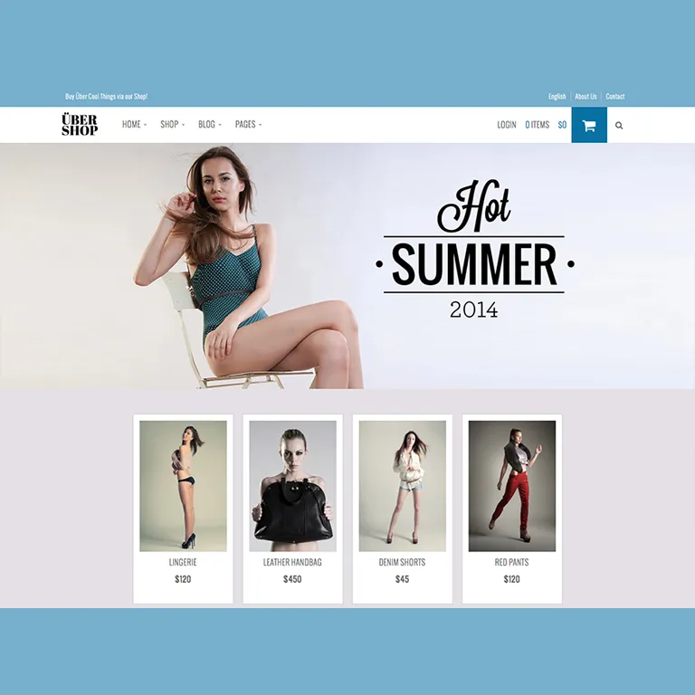 UberShop Responsive Flat WooCommerce Theme 1 UberShop Responsive Flat WooCommerce Theme
