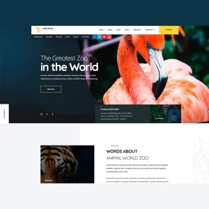 WildWorld Nonprofit and Ecology Theme