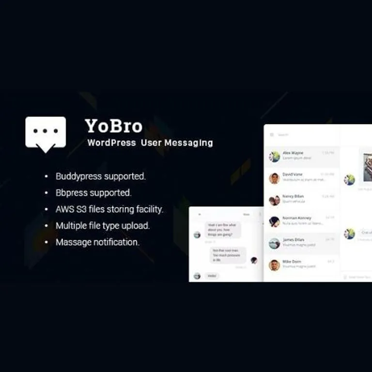 YoBro WordPress Private Messaging Plugin 1 YoBro WordPress Private Messaging Plugin