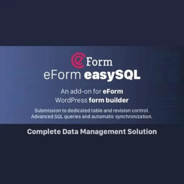 eForm Easy SQL Submission to DB and Revision Control