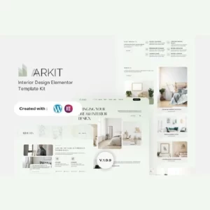 Aarkit Interior Design Elementor Template Kit