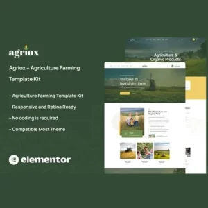 Agriox Agriculture Farming Template Kit