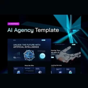 AiNexa AI Agency Elementor Pro Template Kit