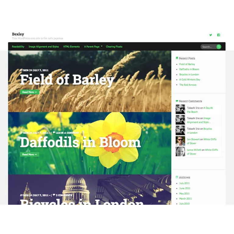 Bexley WordPress Blogging Theme 1 Bexley WordPress Blogging Theme