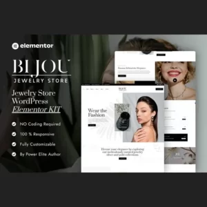 Bijou Jewelry Store Elementor Pro Template Kit