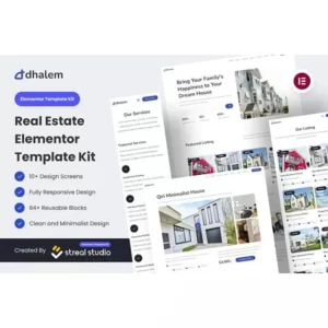 Dhalem Real Estate Elementor Template Kit