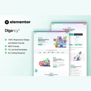 Digancy Digital Agency Elementor Template Kit