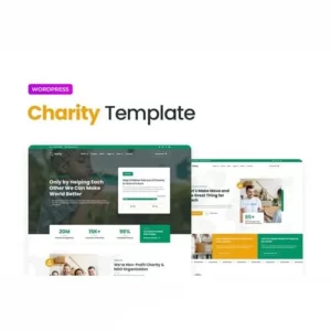 Harity Fundraising Charity Elementor Template Kit