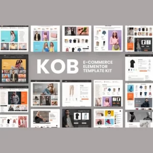 Kob E Commerce Elementor Pro Template Kit