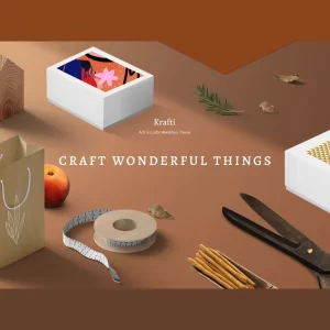 Krafti Arts and Crafts WordPress Theme
