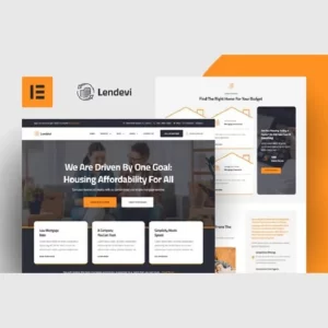 Lendevi Mortgage Elementor Pro Template Kit
