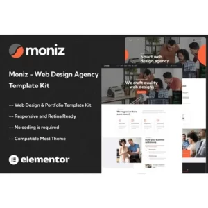 Moniz Web Design Agency Elementor Template Kit