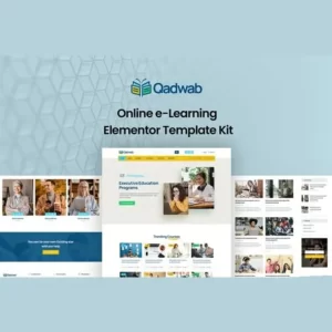Qadwab Online e Learning Elementor Template Kit