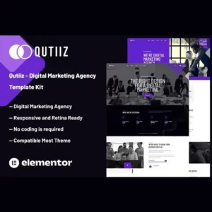 Qutiiz Digital Marketing Agency Template Kit