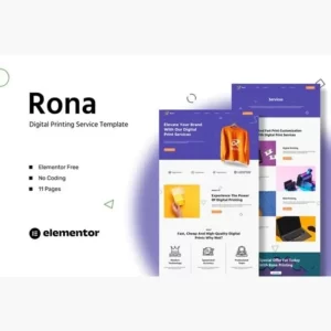 Rona Digital Printing Service Template Kit