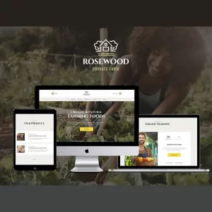 Rosewood Eco Organic Farming Agricultural Theme