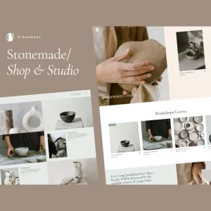 Stonemade Ceramics and Pottery Shop Theme