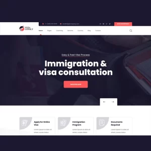 Vezaconslt Immigration and Visa Consulting Theme
