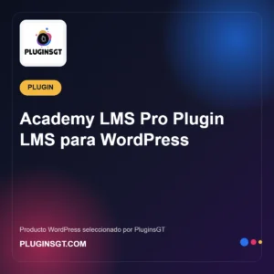 Academy LMS Pro Plugin LMS para WordPress