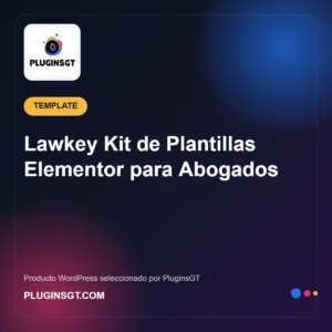 Lawkey Kit de Plantillas Elementor para Abogados
