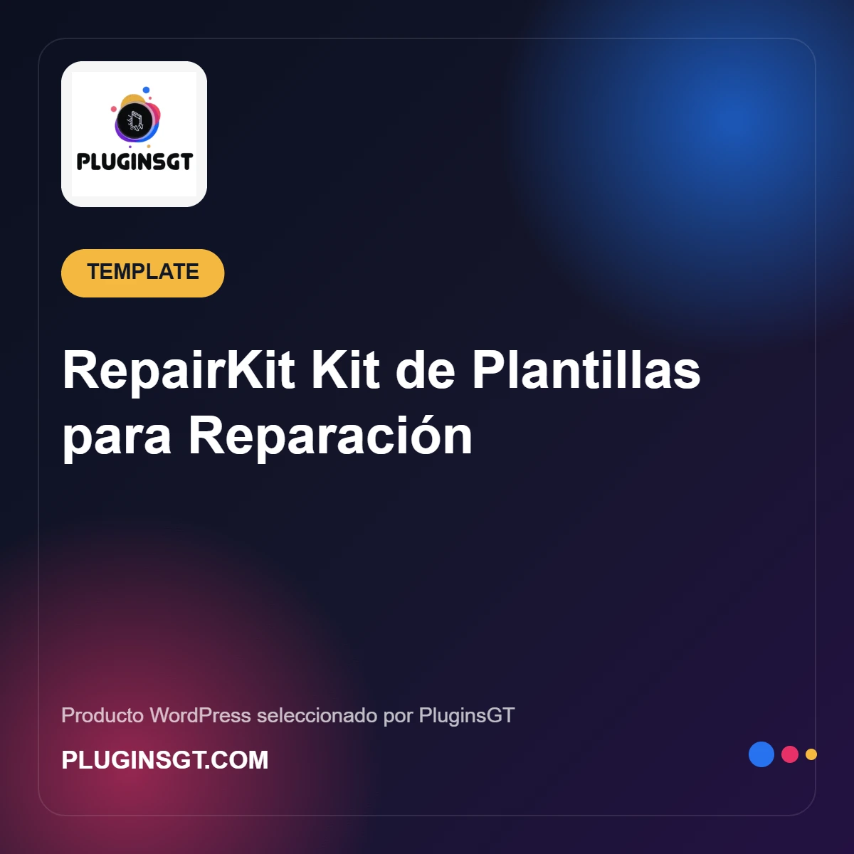 RepairKit Kit de Plantillas para Reparación 1 RepairKit Kit de Plantillas para Reparación