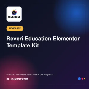Reveri Education Elementor Template Kit